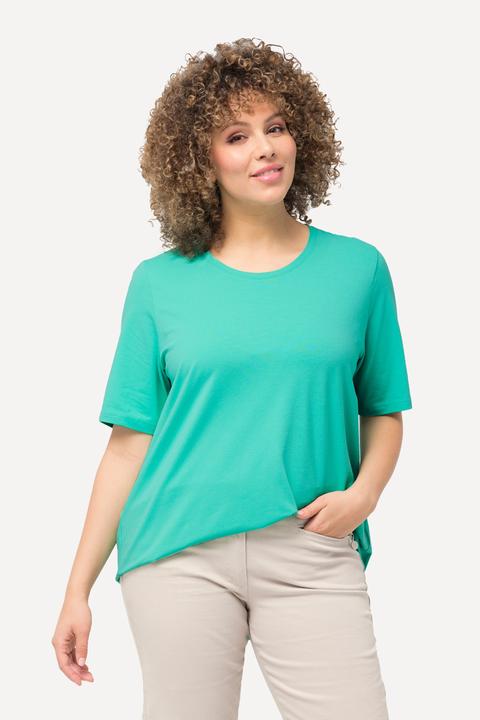 Produktbild Ulla Popken T-Shirt, A-Linie, Rundhalsausschnitt, Halbarm (62)