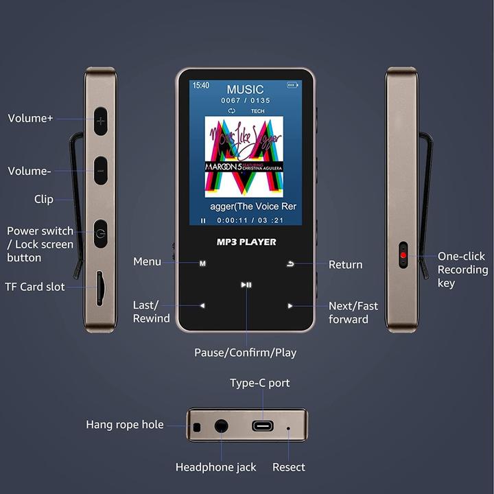 Actual product image Aiworth 32GB MP3 Player