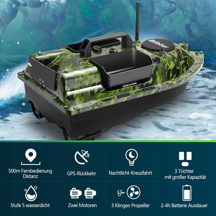 Immagine prodotto Bilbear Alimentazione della barca con ecoscandaglio e GPS