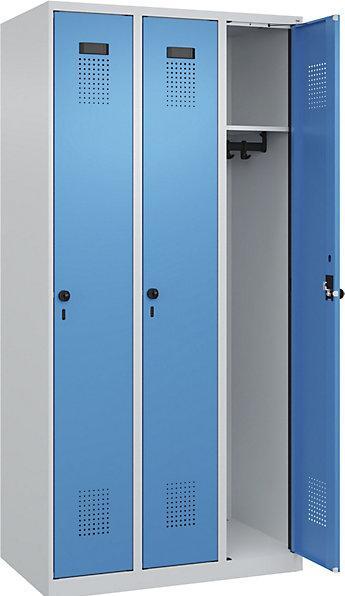 Light blue RAL 5012, Light grey RAL 7035