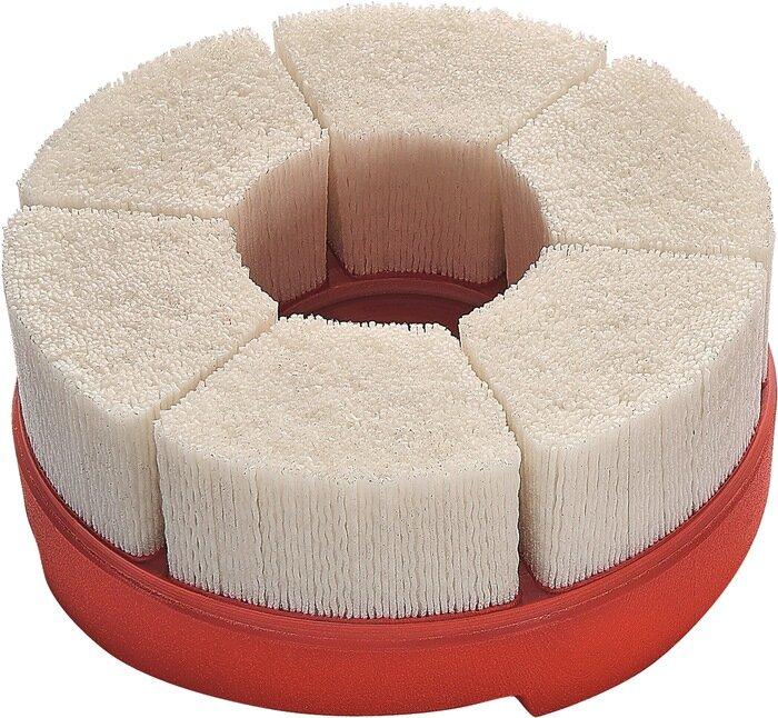 Actual product image Lessmann Disc brush HFB Ø 75 mm bore ceramic grain 120 3600 min-¹ (120)