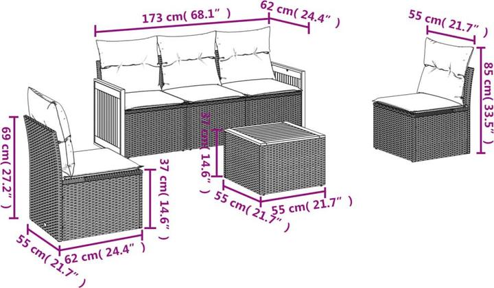 Produktbild vidaXL Reagan