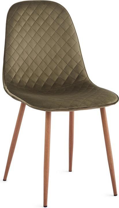 Domoletti Dining room chair Stoke, green/wood
