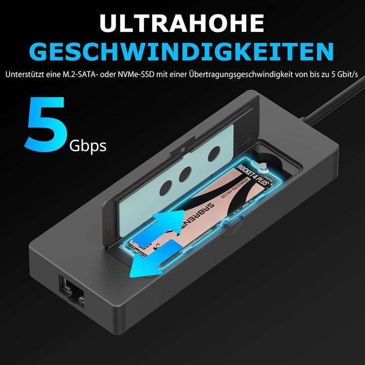 Immagine prodotto Sabrent HB-6PNV (USB-C, 6 porte)