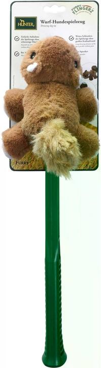 Actual product image Hunter Toy Flingerz Furry Squirrel - (401673969519) (Dog chew toy)