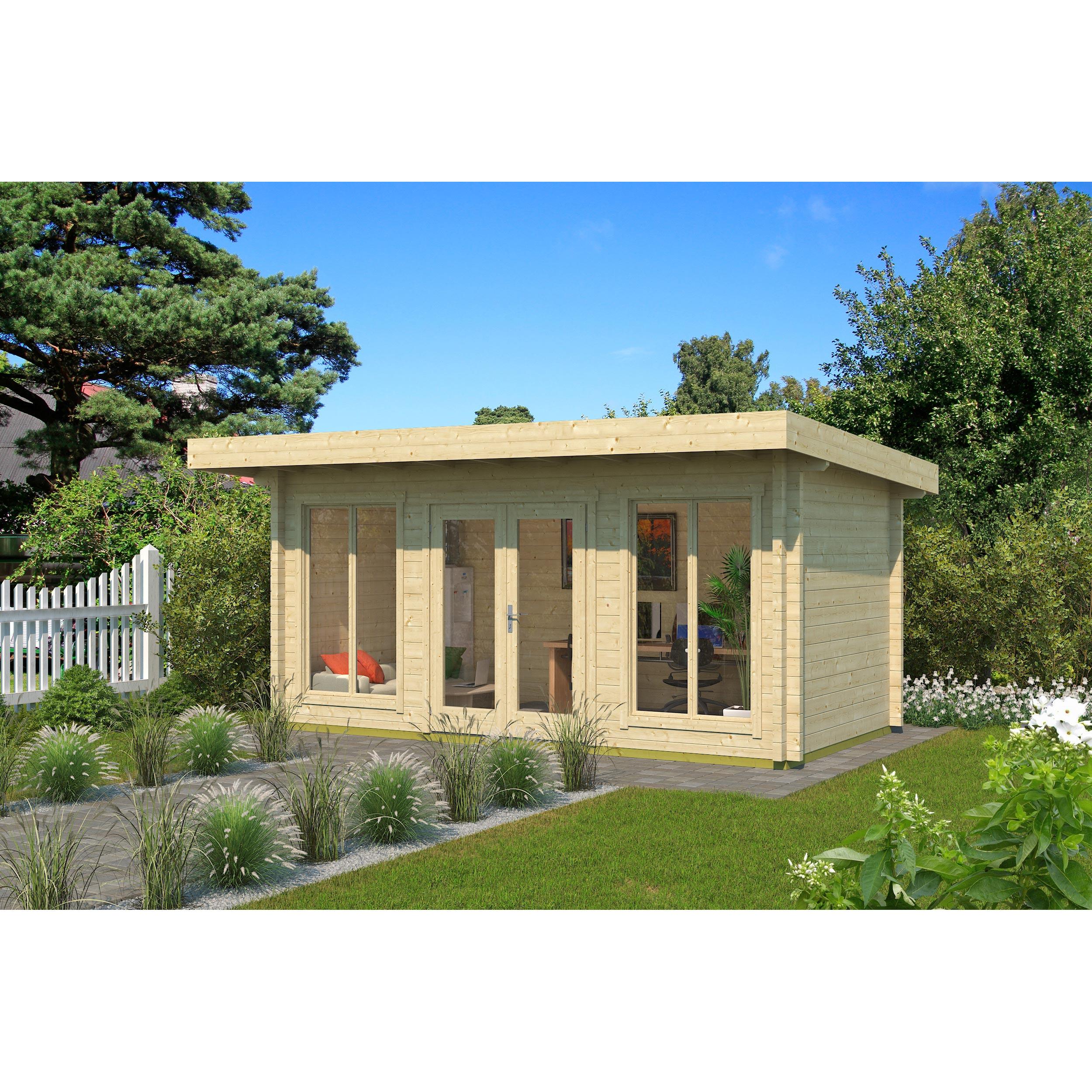Weka Holzbau, Gartenhaus + Gartenschrank, Weekendhaus 709 Gr. 2 inkl. Fussboden