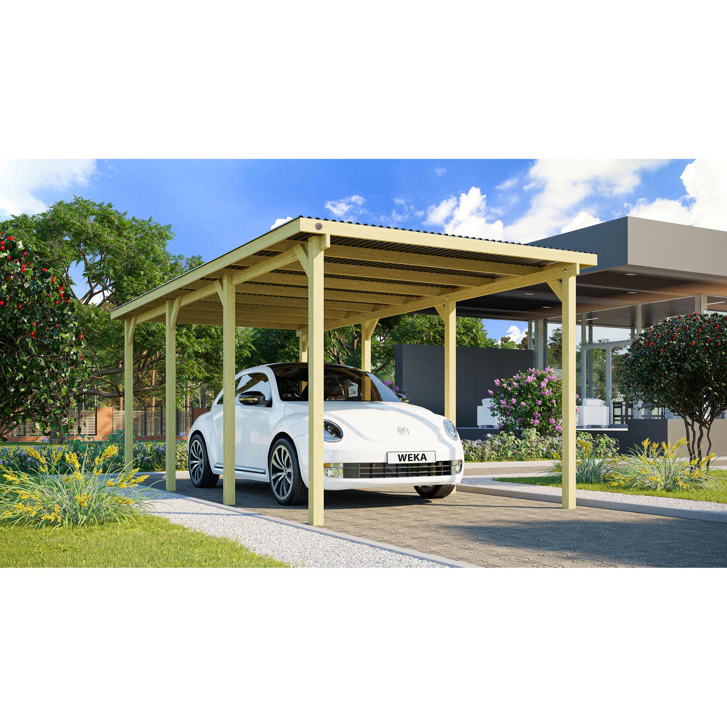 Weka Holzbau, Carport + Garage, Einzelcarport 606 Gr.2