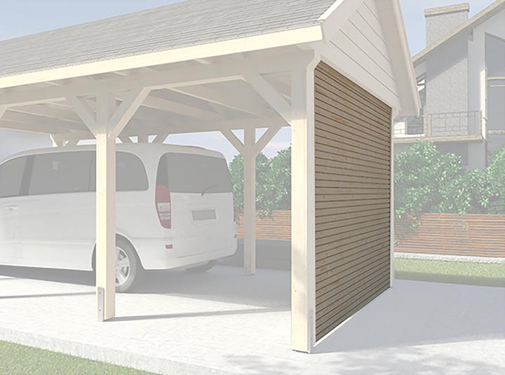 Produktbild Weka Holzbau Rückwand wekaLine für Carports