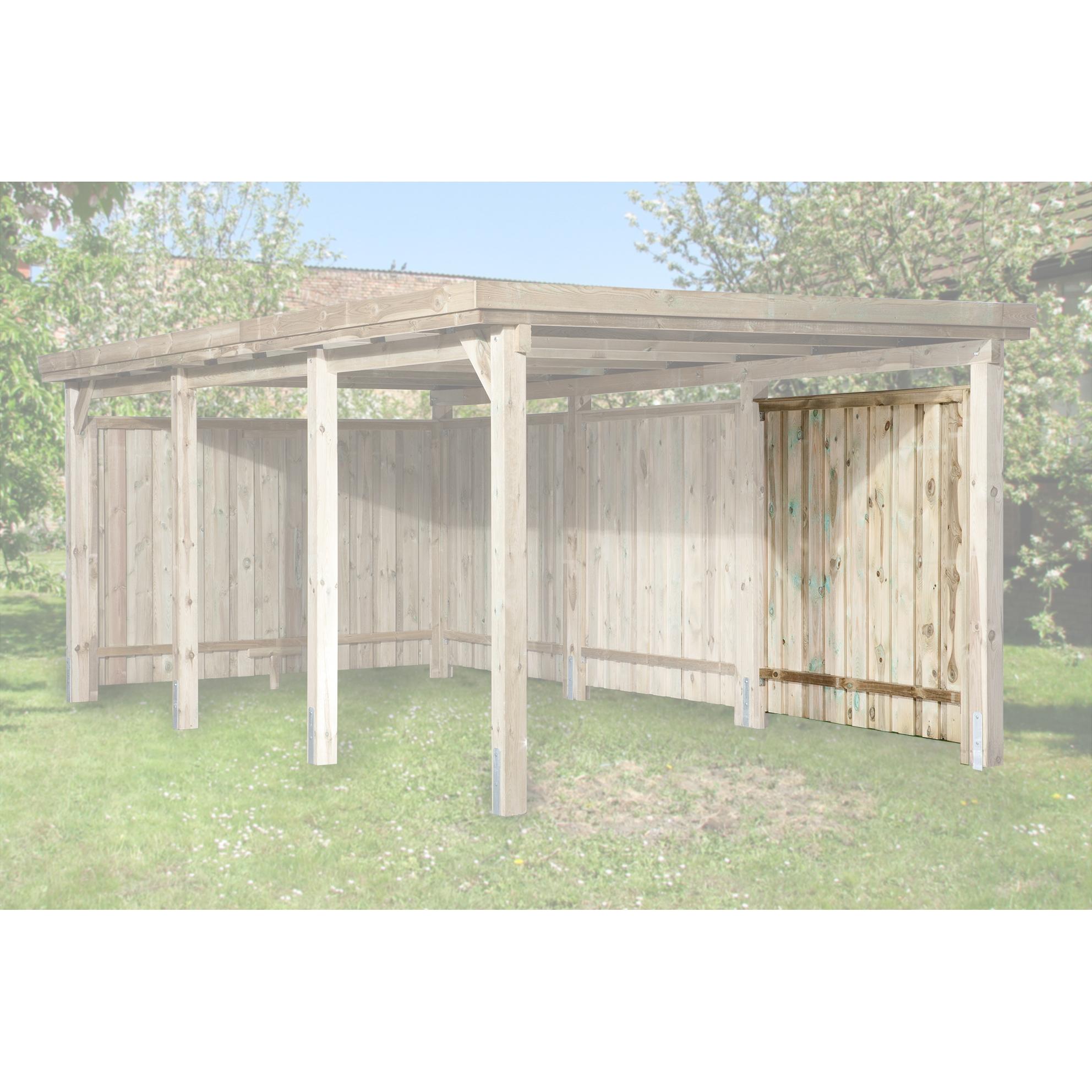 Weka Holzbau, Carport + Garage, Seitenwand für Carports