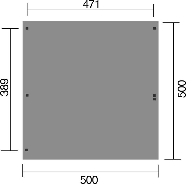 Produktbild Weka Holzbau Flachdach-Doppelcarport 616