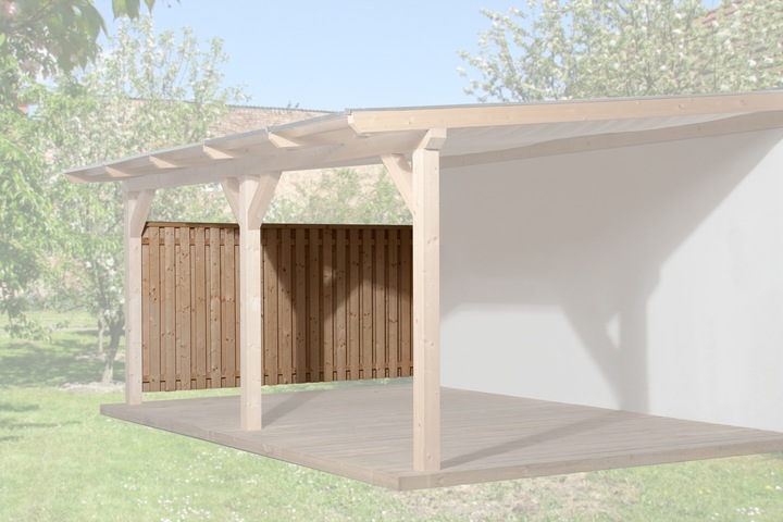 Weka Holzbau Side panel closed for glued laminated timber TÜ 672