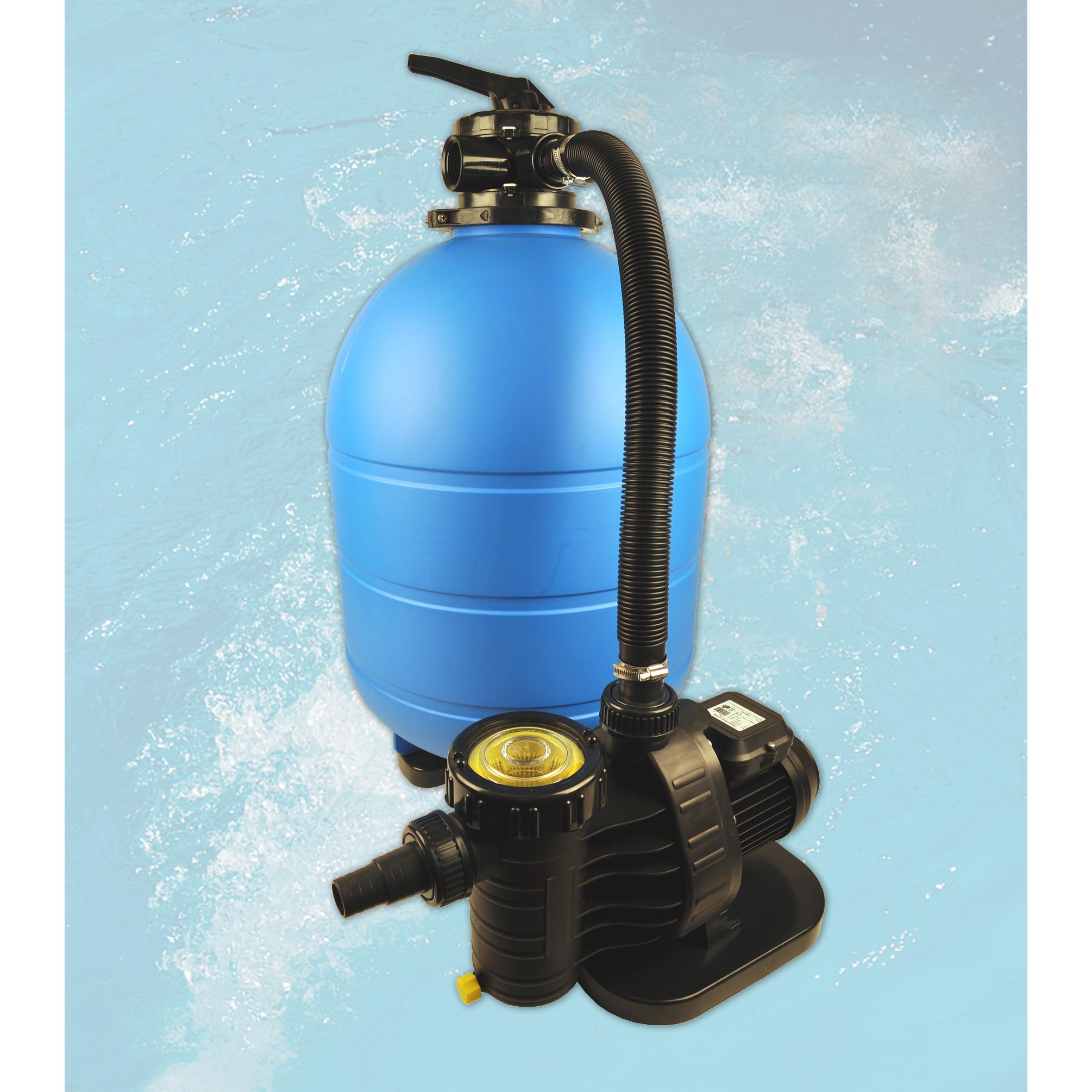 Weka Holzbau, Pooltechnik, Sandfilteranlage Maxi