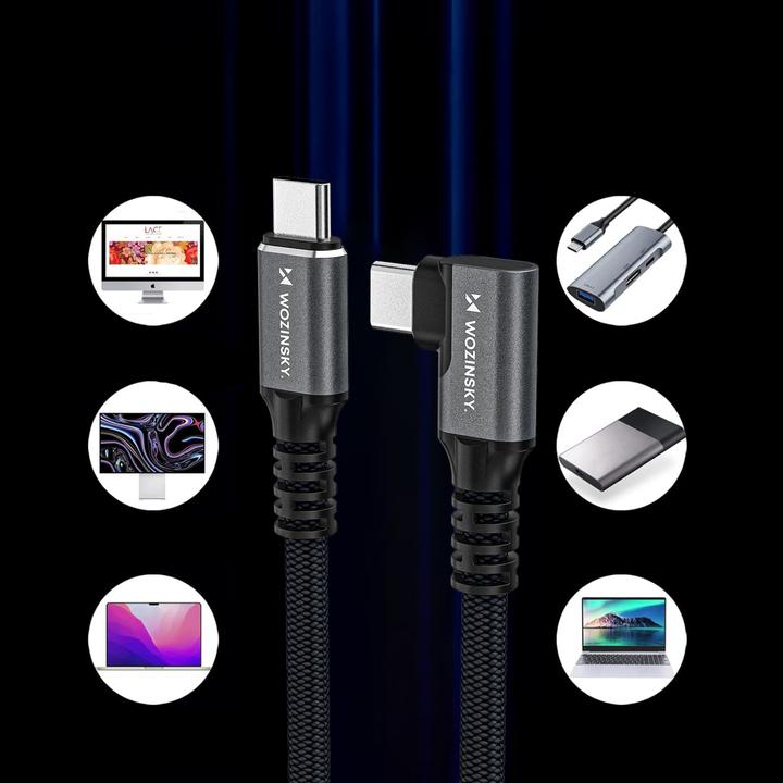 Actual product image Wozinsky USB C — USB C (2 m, USB 4.0, 240 W)