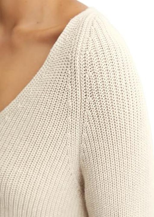 Produktbild Marc O'Polo Cardigan Stich Pullover V-Neck sandy melange (L)