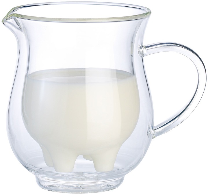 Actual product image Cucina di Modena Double walled milk jug in funny udder design (0.20 l)