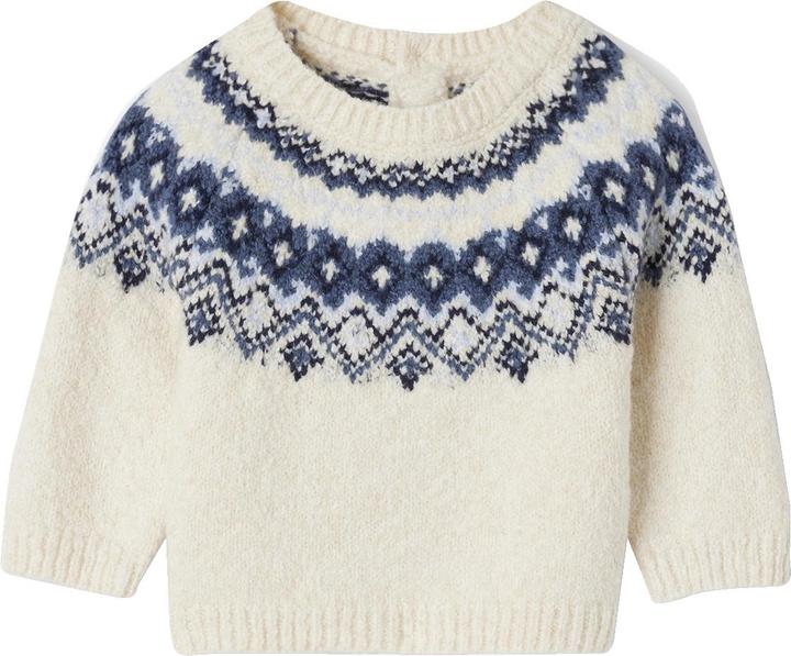 Produktbild Vertbaudet Weicher Jungen Baby Jacquard-Pullover (74)