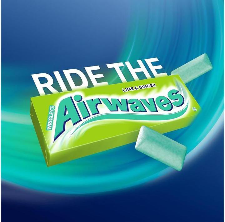 Actual product image Airwaves Lime Ginger (420 g, 30 pcs.)