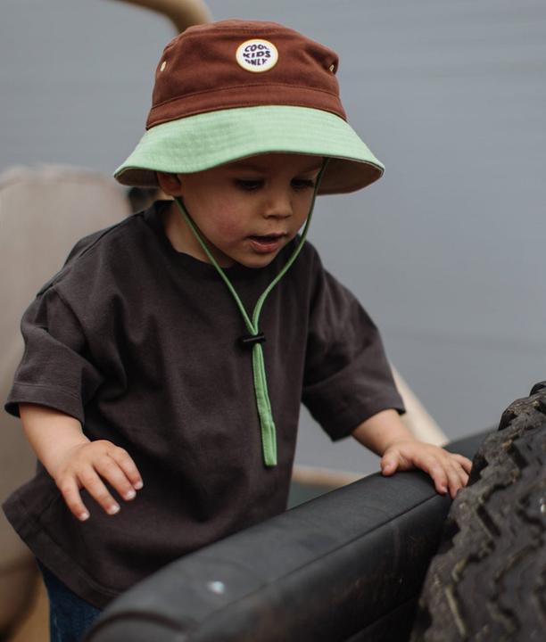 Produktbild Hello Hossy Mini Tree Bucket Hat - Braun / Grün (48, 49, 50, 51, 52)