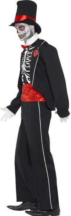Image du produit Smiffys Costume de squelette du jour des morts (M)