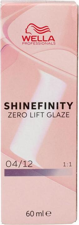 Image du produit Wella Shinefinity 04/12 Colorant capillaire semi-permanent châtaigne moyenne 60ml (04, 12 Châtain moyen)