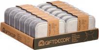Produktbild Giftdecor graues rechteckiges Schmuckkästchen