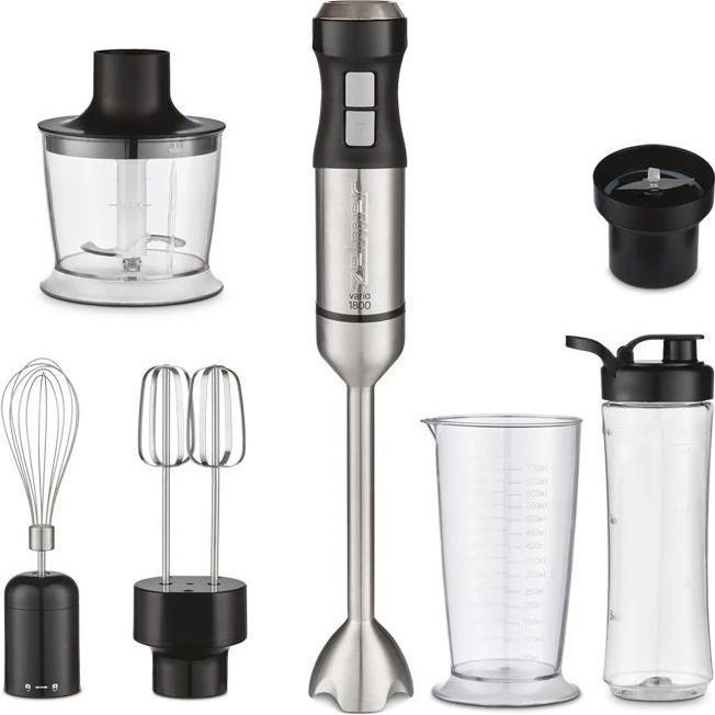 Zelmer Mixers and blenders ZHB4753 Vario, Frullatore a immersione, Nero, Argento