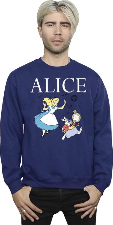 Immagine prodotto Disney Alice In Wonderland Follow The Rabbit Felpa Uomo (L)