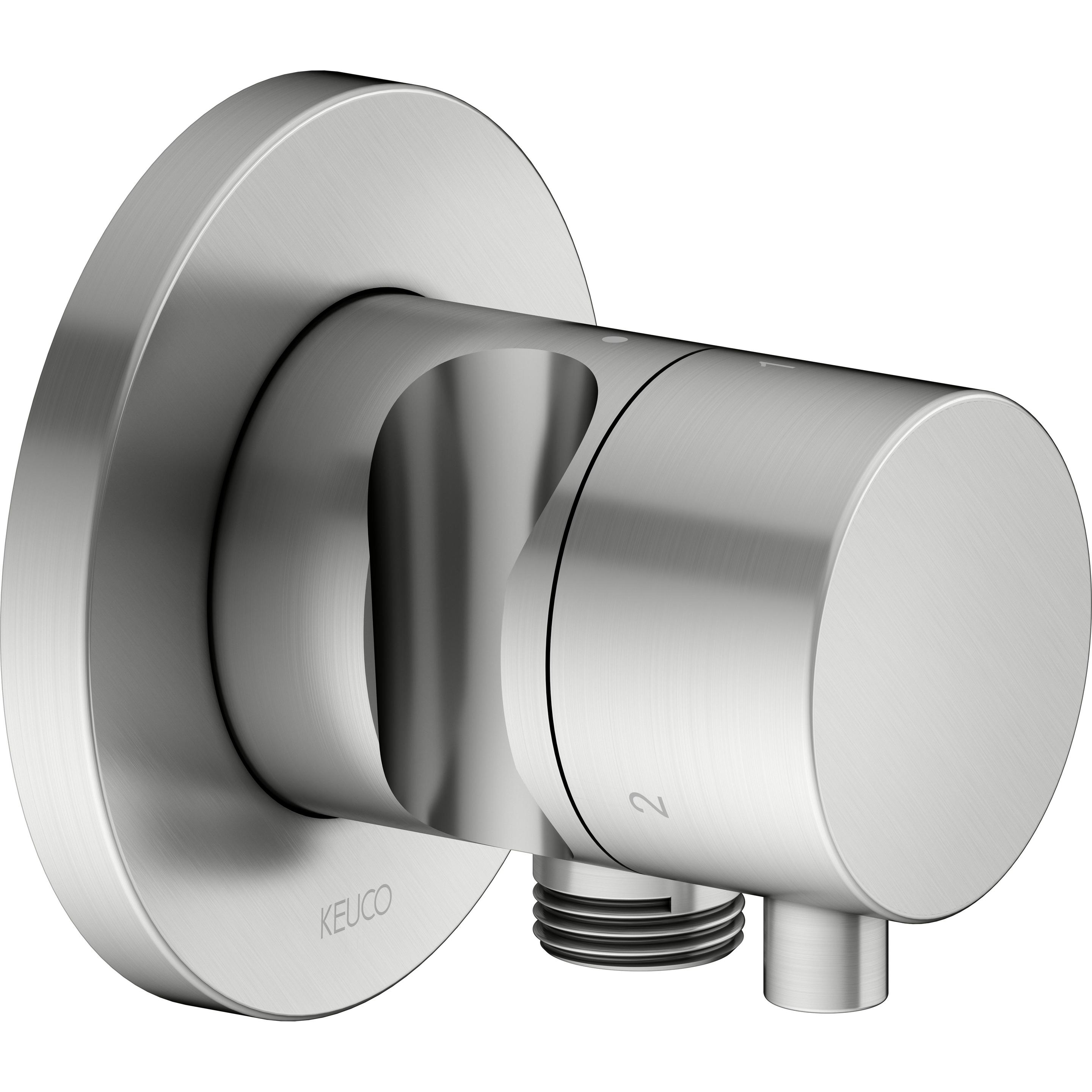 Keuco, Badarmatur, IXMO Umstellventil UP 3 Verbraucher, Schlauchanschluss, Comfort Griff und Brausehalter, ohne A