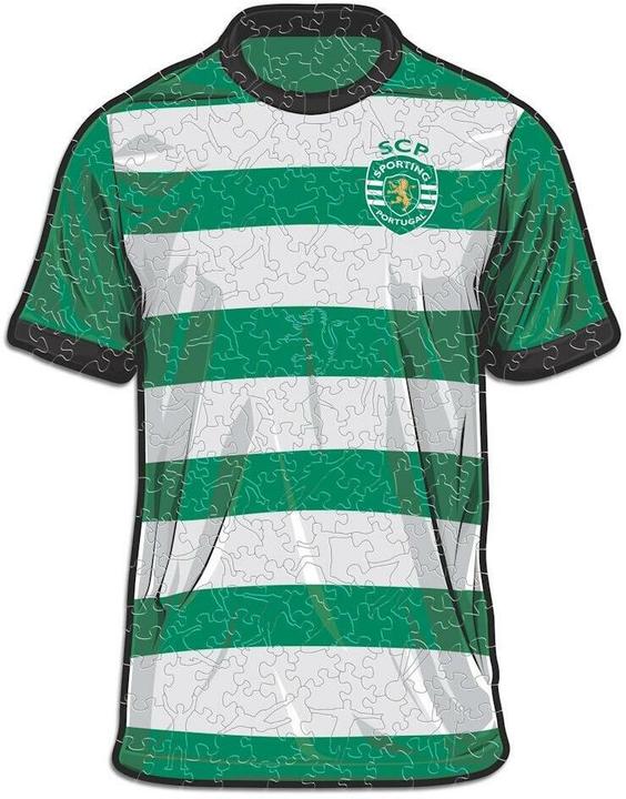 Produktbild Iconic Sporting CP - Trikot - Holz Puzzle Grösse M (270 Teile) (270 Teile)