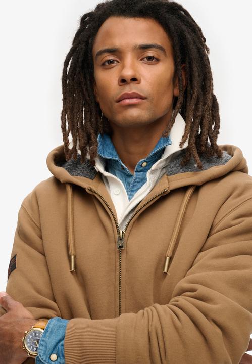 Produktbild Superdry sweatshirt mit gefütterter kapuze borg (L)