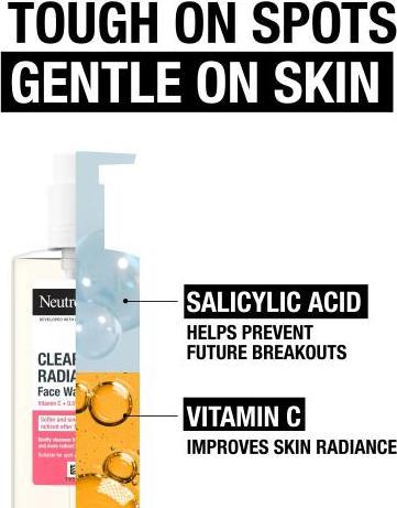 Immagine prodotto Neutrogena Clear & Radiant Face Wash (Gel detergente, 200 ml)