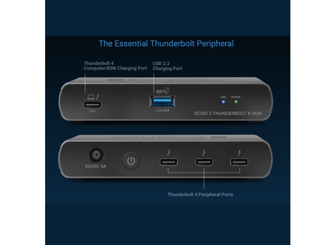Actual product image Sonnet Echo 5 (Thunderbolt, 5 Ports)