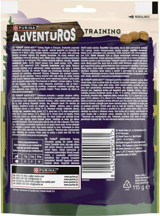 Produktbild Adventuros Training venison dog treat - 115g (115 g)
