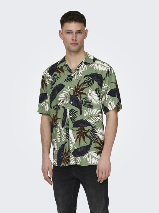 Produktbild Only & Sons Normal geschnitten Resort Kragen Hemd Hemd (S)