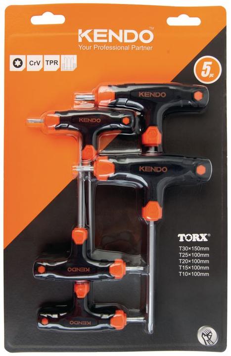 Actual product image Kendo TORX® key set with T-handle