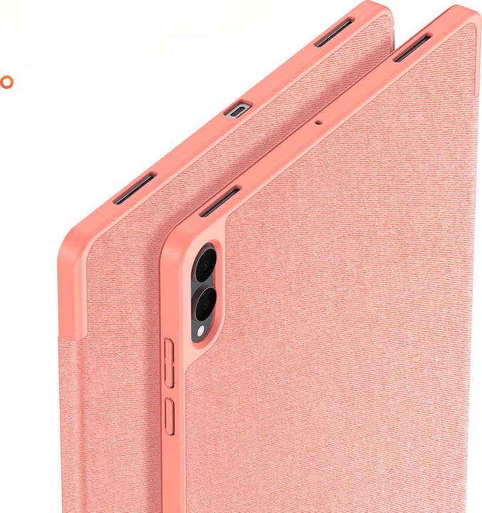 Actual product image Samsung Galaxy Tab S11 Ultra - Ducis Domo Series, stand-up flip case, pink (Samsung Galaxy Tab S11 Ultra)