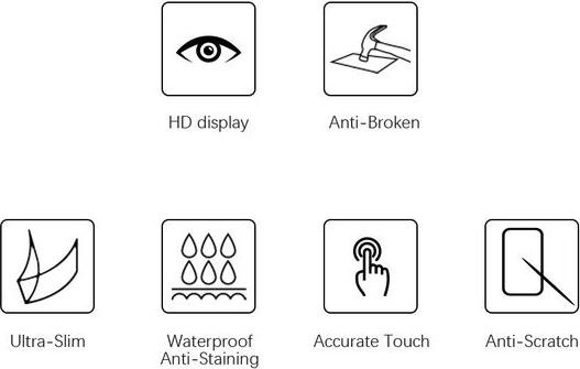 Actual product image MU Budget Protective glass screen protector (1 Piece, iPad mini 6)