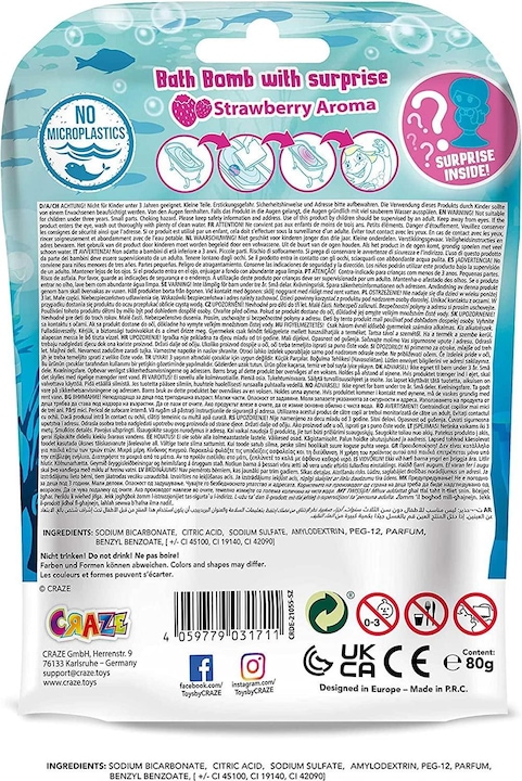 Produktbild Craze Inkee Surprise Mermaid (Badesalz)