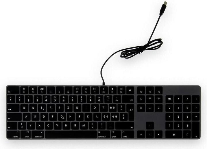 Produktbild LMP USB-C numeric Keyboard,106 keys,USB-C port,alu, Swiss layout,macOS,space (CH, Kabelgebunden)