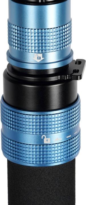 Actual product image Sirui P-325FL Carbon monopod 178 cm with stand spreader + video head VH-10 (Metal, Carbon)