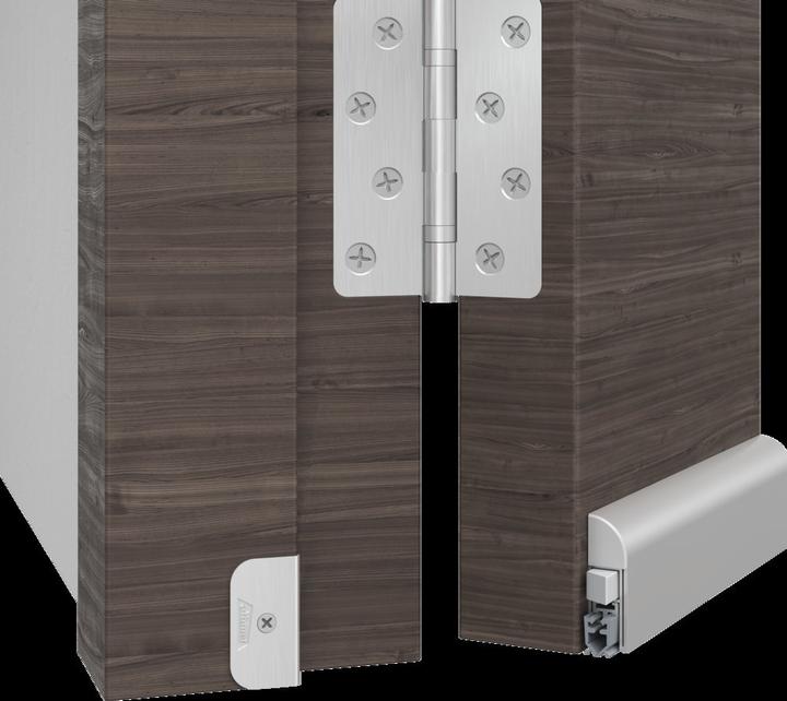 Productafbeelding Athmer Pakking Wind-Ex 1-310 1-zijdig lengte 860 mm aluminium zilver geanodiseerd