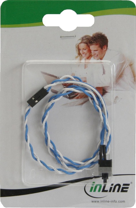 Produktbild InLine Reset-Taster mit Kabel