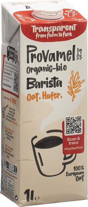 Produktbild Provamel Barista Hafer Bio (1 x 100 cl)