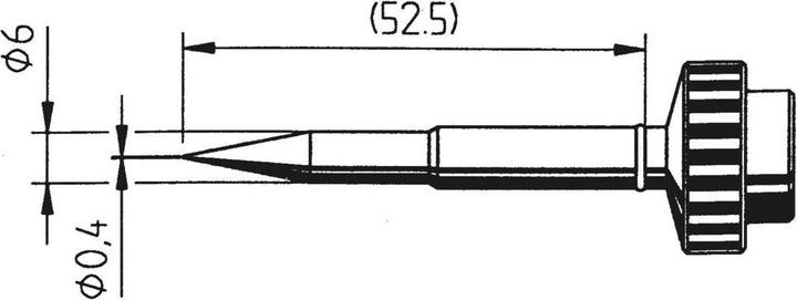 Produktbild Lötspitze bleifrei 612SDLF (Lötspitze)