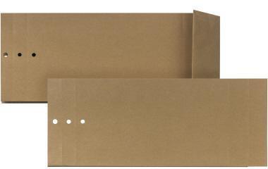 Bong Musterbeutel M20 ohne Fenster braun mit 4,0 cm Falte, 250 St. (1 Stück)