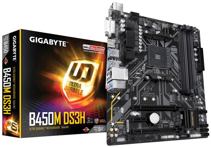 Produktbild Gigabyte B450M DS3H (AM4, AMD B450, mATX)