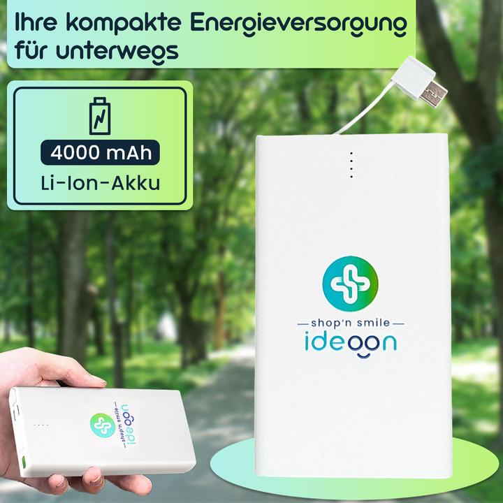 Actual product image Ideoon Powerbank USB-C 4.000 mAh (4000 mAh)