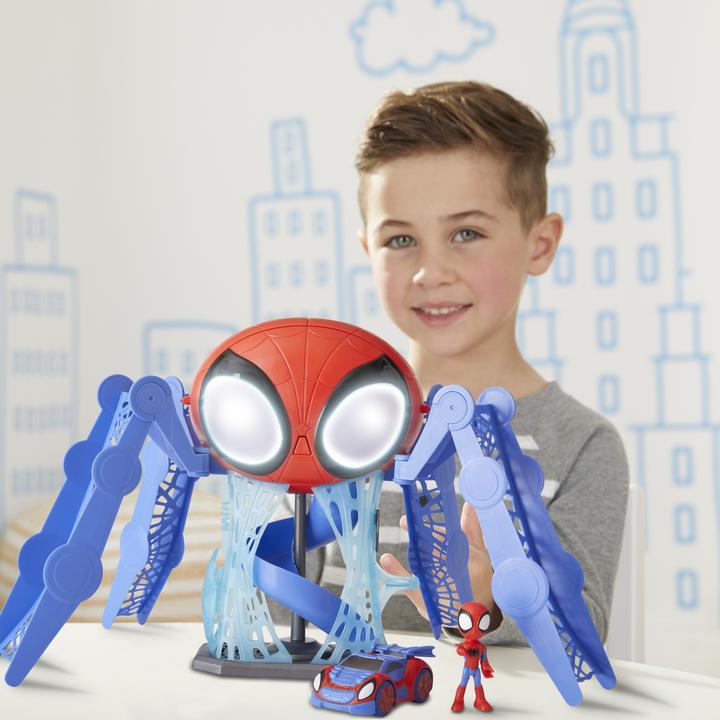 Actual product image Hasbro Spidey and His Amazing Friends Web-Quarters Playset