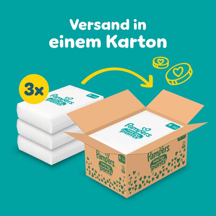 Actual product image Pampers Baby-Dry Pants Grösse (Size 6, Monthly box, 138 pcs.)