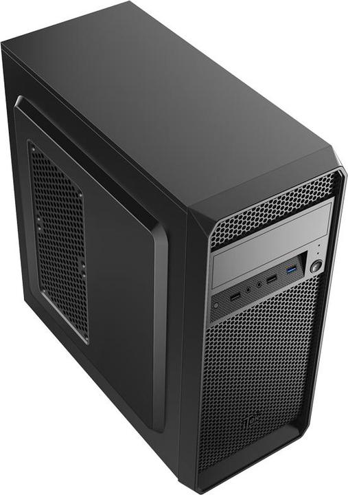 Actual product image Itek Boitier Moyen Tour ATX compatible Prime Dark + alimentation 500W (Noir) (mATX, ATX, Mini-ATX)